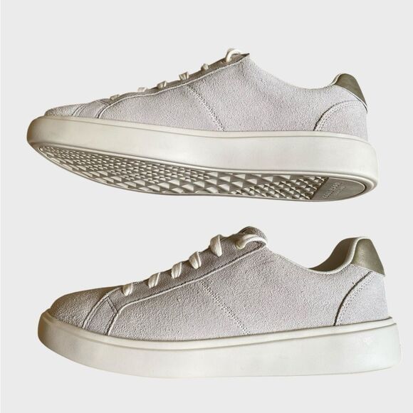 NEW Cole Haan Grand Crosscourt Suede Coaster Sneakers Women's Size 9 Ivory Dove - Picture 8 of 16